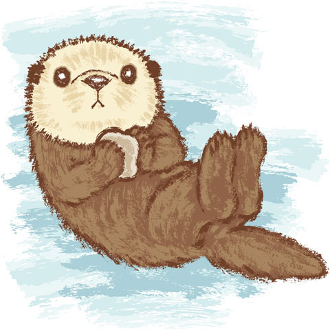 Sea otter on Behance