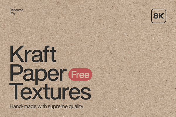 50 Free Kraft Paper Textures [8K RES]
