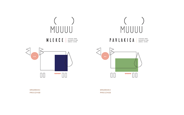 Muuuu dairy products packaging design