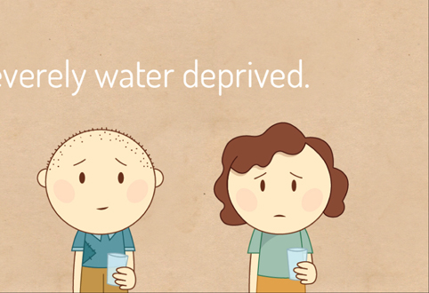 Character design  water unicef children kids save life Sink deprived egyptian brushing teeth drops