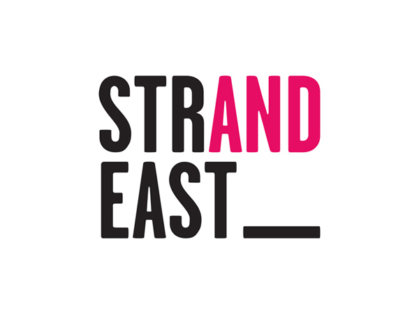 strand east Website Hoarding icons brand identity Signage bus
