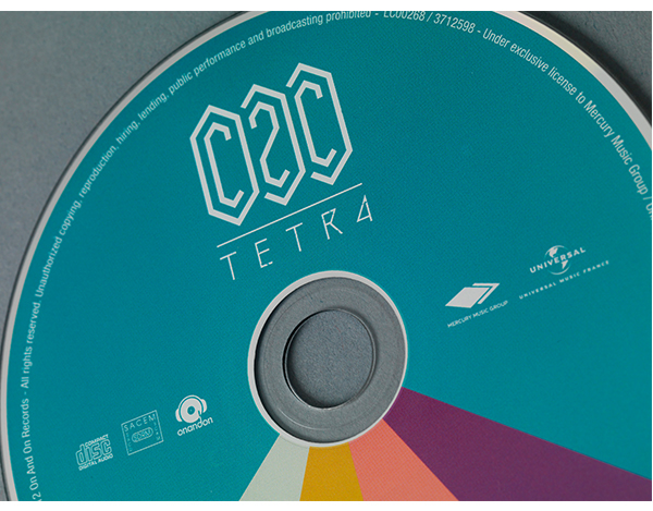 C2C electro mucician cd album cover universal design digipack vinyl band balloon logo toy drop zksphere