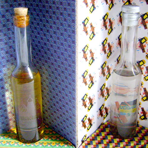 Vodka hidromel Russia matrioshka Turismo turism package embalagem AZUL blue red vermelho White branco Ilustração