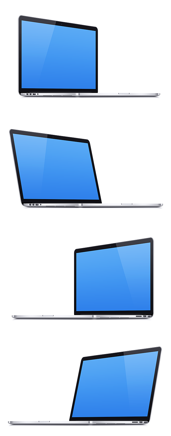 macbook pro Mockup Laptop apple psd free device scalable vector macbook