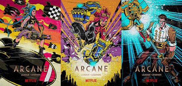 Netflix | League of Legends' Arcane Posters