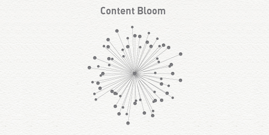 content bloom logos concepts