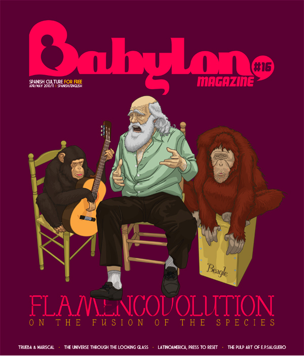  design cover digital illustration Babylon Magazine