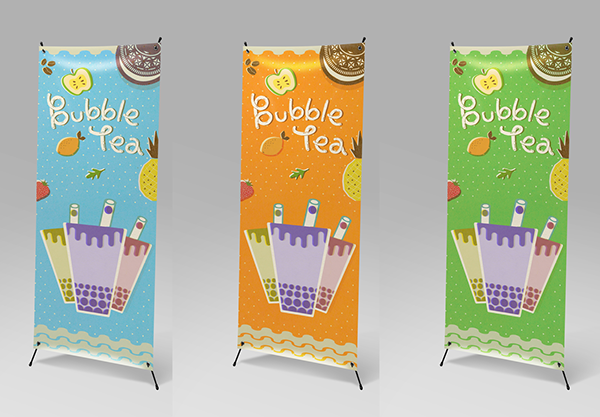 Desain Banner Bubble Drink