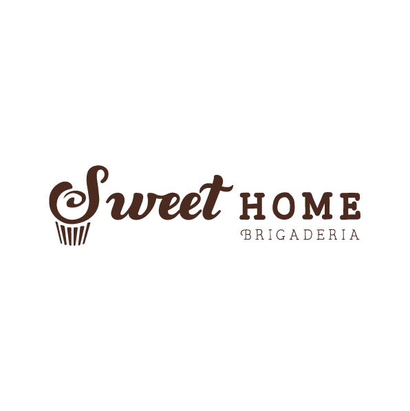 Brigaderia Sweethome sweet home brigadeiro brigadeirogourmet gourmet identidadevisual logo branding 