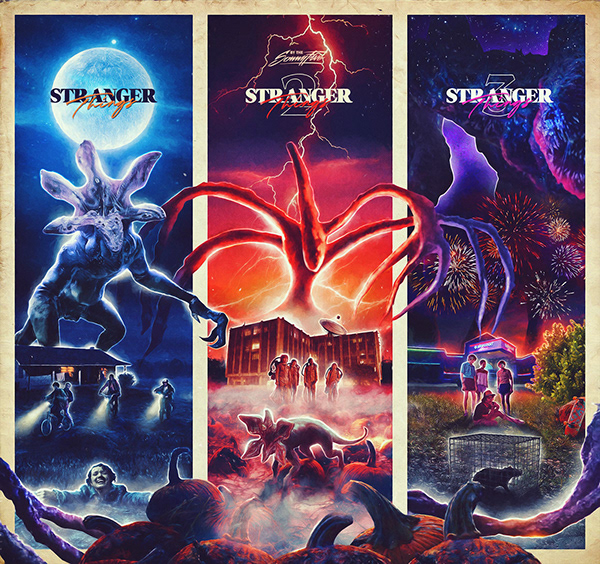Stranger Things 1-3 fanart by The Sonnyfive