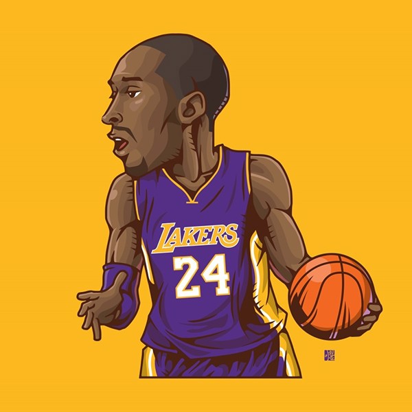 NBA players - Kobe on Behance