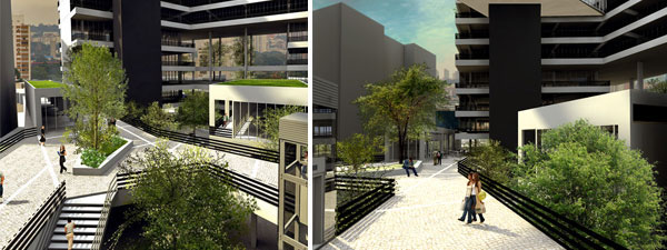 mixed use public space são paulo Brazil building Diversity urban integration square comercial residential offices