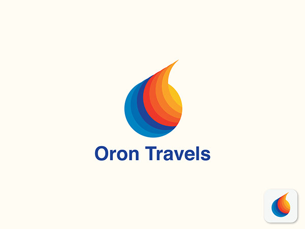 Travels Logo, O letter