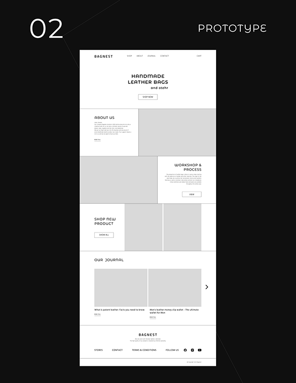 Bagnest | E-commerce Design Concept