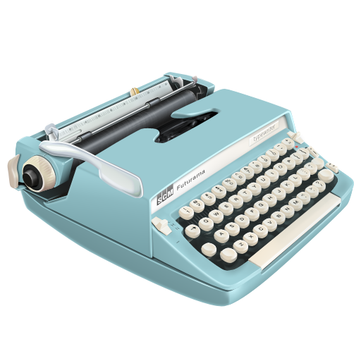 typewriter highly detailed Icon keyboard usb-typewriter usb-keyboard