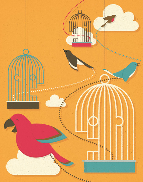 birds magazine cover editorial zara picken cages speech therapy