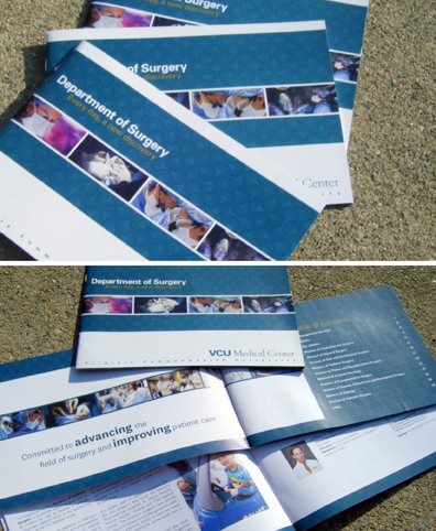 medical surgery print brochure