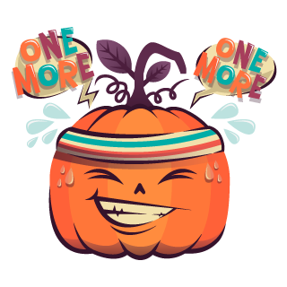 ILLUSTRATION  pumpkins funny vector Emoji