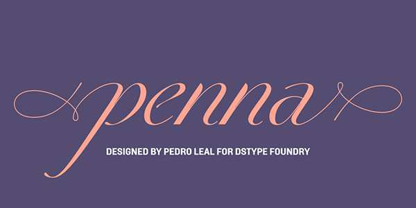 font Typeface caligraphy Pedro Leal DSType DSType Foundry Script Opentype