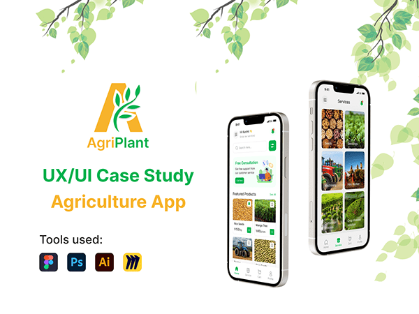 Agriplant Agriculture UI/UX Case Study Mobile App