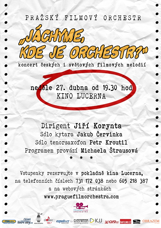 film music concert poster czech movie comedy 