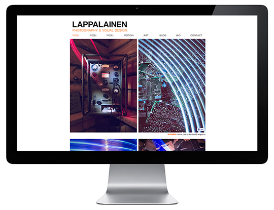 Lappalainen  photographer logo letter business card Website desktop mobile UI uidesign Responsive Website Design