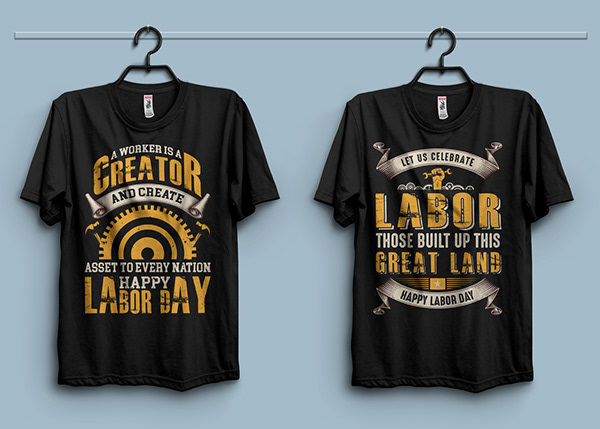 Labor Day T-shirt Design | Labor Shirt Design T-Shirt