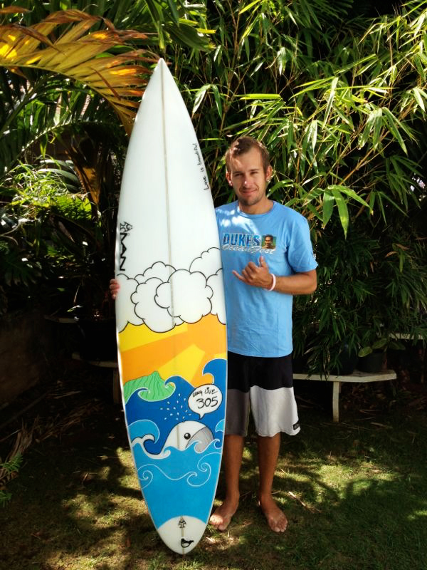 MICU   monster cute streetart Custom Customize Surf surfboard