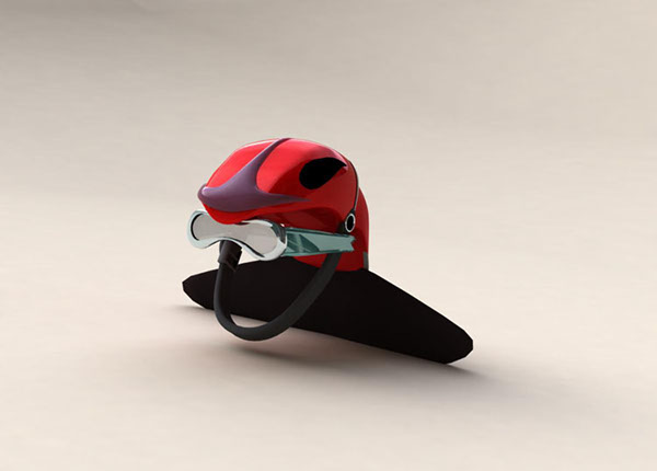 cave illumination Helmet protector sports