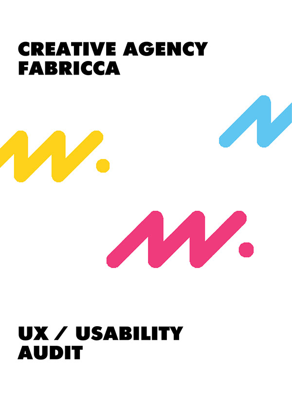 UX Audit for Fabricca.cc