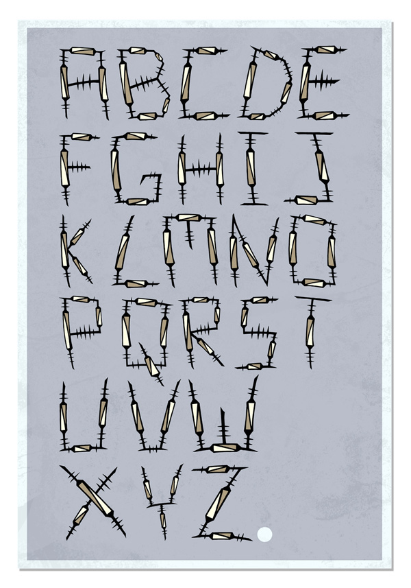 letters  alphabets  hand drawn  font