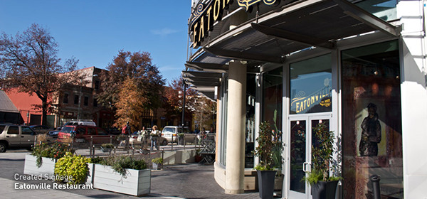 restaurant Signage washington dc elephantik