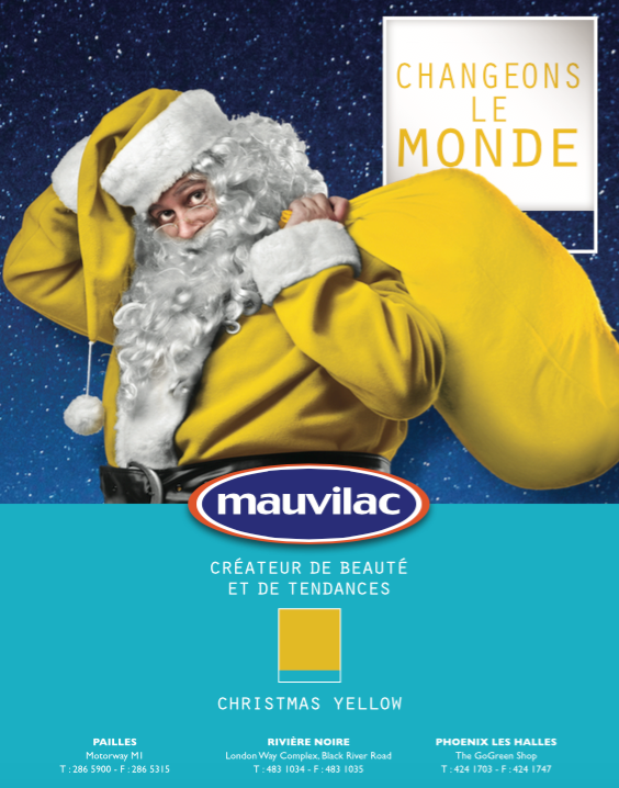 mauvilac creative santa Christmas photoshop photo montage shoot mauritius French