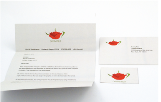 tea tazo stationary logo