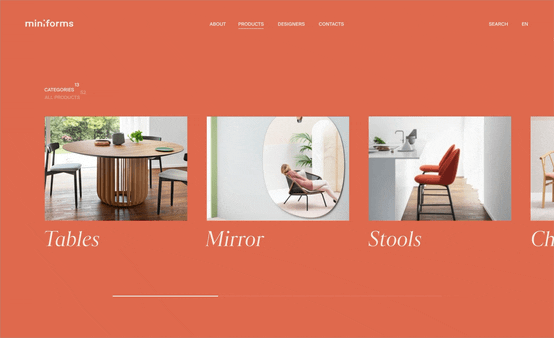furniture interaction UI ux brand branding  design identity Webdesign Website