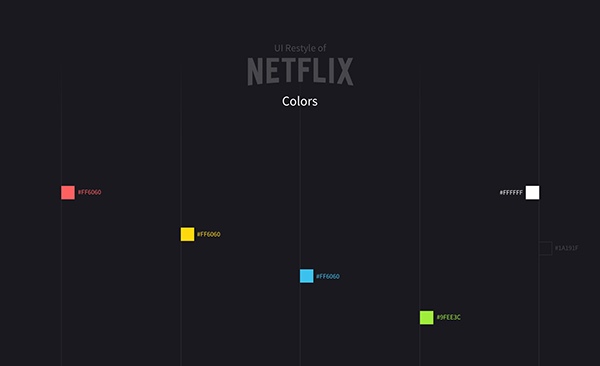 Netflix UI Restyle