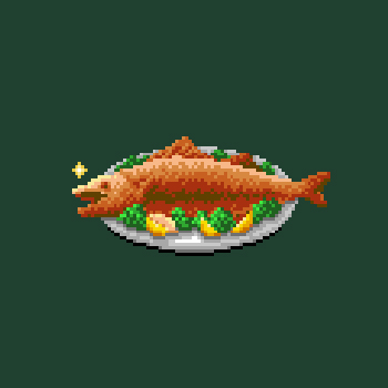 cuisine Food  ILLUSTRATION  J-EIGHT Retro food illustration Pixel art Game Illustration gif