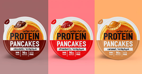 Design of protein pancakes TM "Amalfi food" Bahrain