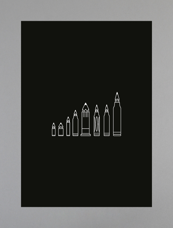 Positive Posters print poster andreas wikström Australia Bullet Bullets