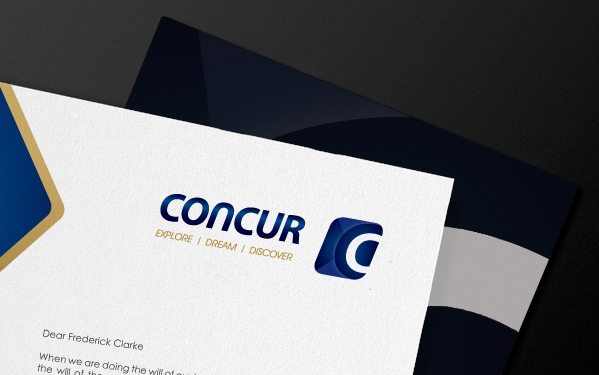 corporate Consulting concur slick White blue communication