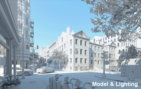 march marchmade prince Mott historical visulaization new york city nolita rendering 3D