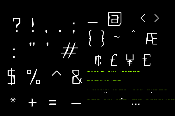 Voranouth Supadulya Space Invaders Astro Typeface Display ornamental trier germany hochschule trier