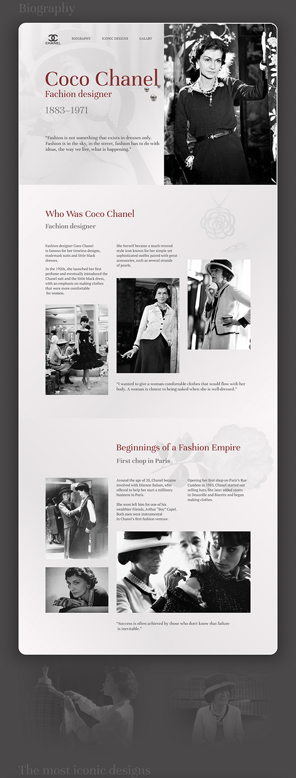 Coco Chanel Images  Photos, videos, logos, illustrations and branding on  Behance
