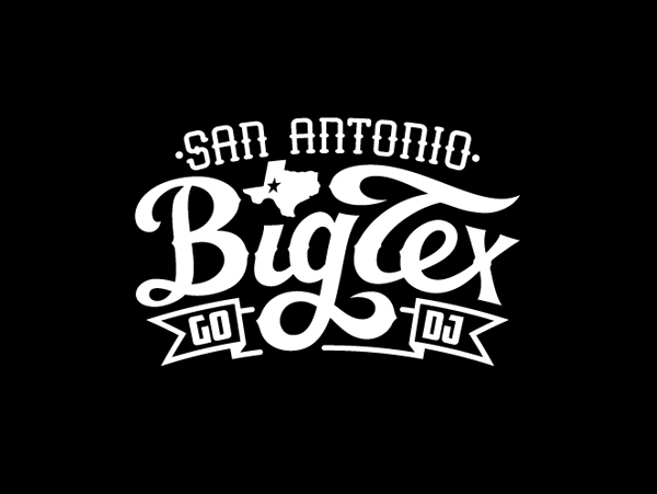 DJ Big Tex Davy Le Chevance MIGHTY SHORT short Logo Design team logo