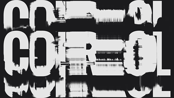 Control, explorations in glitched typography