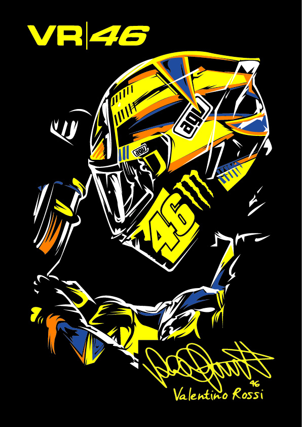 Valentino Rossi on Behance