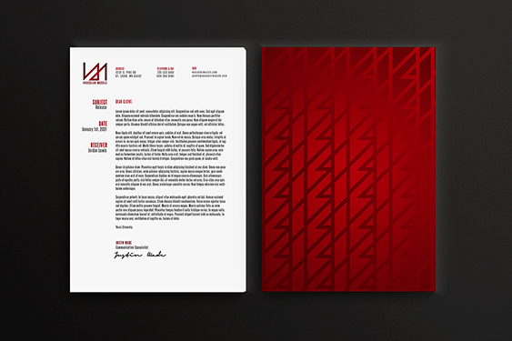 muscle fitness stationary identity corporate