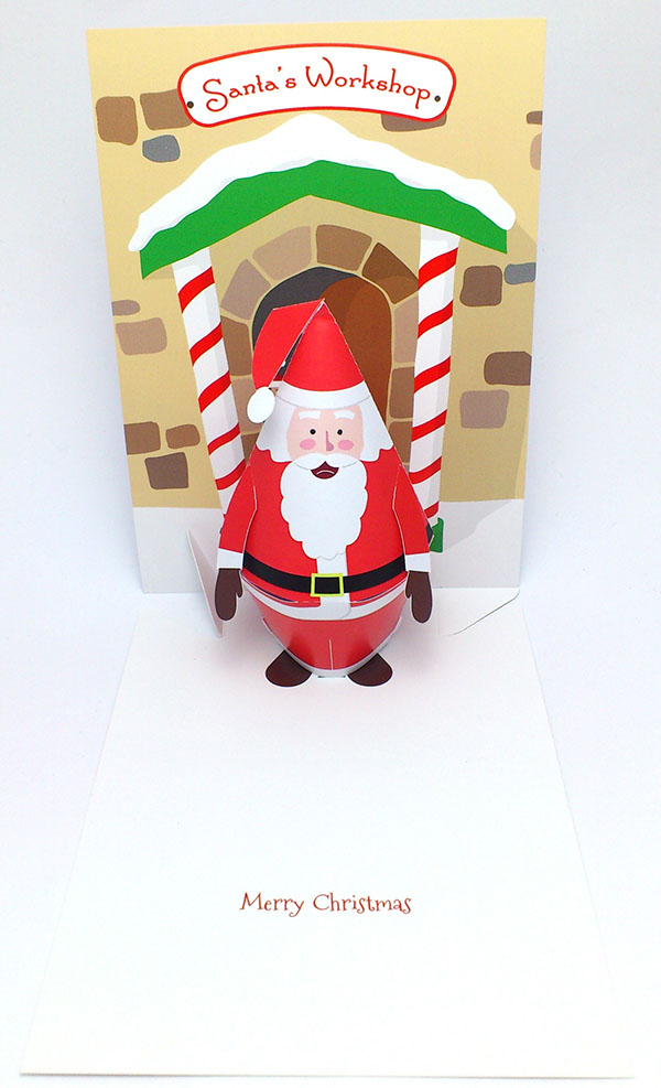 pop-up cards Christmas paper engineering