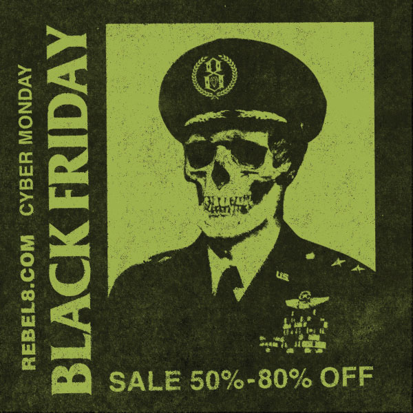 skateboarding skull punk BlackFriday streetwear sale Promotion poster flyer rocknroll jesus