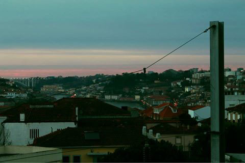 city night river lights Street building sunset Gaia porto Oporto Portugal deboralmeida